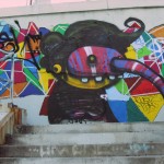 EP stairway graffiti
